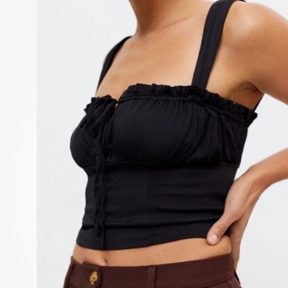 Nwt urban outfitters Valentina bustier tank top L - Picture 2 of 8